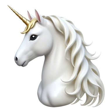 cinematic-beautiful-white-unicorn-emoji,-poised-and-regal,-with-a-slender,-ethereal-form-draped-in-a-pristine-white-color,-a-flowing-mane-and-tail,-and-a-white,-spiraled-horn-that-radiates-pure-light,-simplified-yet-sharp-and-majestic,  sticker