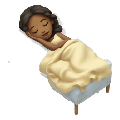 Girl asleep sticker