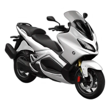 macron sur un tmax 530 sticker