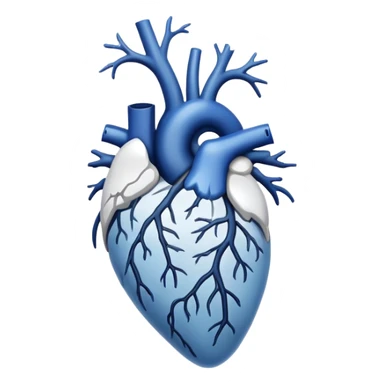 White blue veins sticker