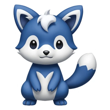 Oshawott-Meowstic-fusion sticker