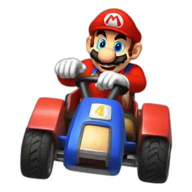 Drunk mario kart sticker