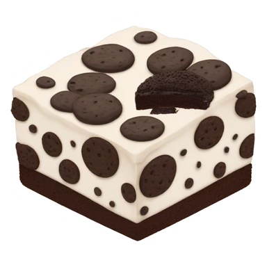 Cookies and cream cake sticker