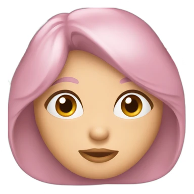 Un fiocco di colore rosa sticker