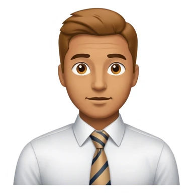 Man tie freedom sticker