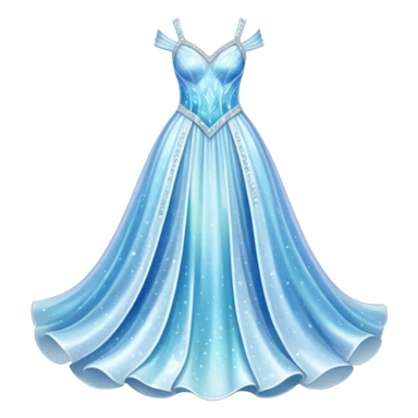 ıce princess dress sticker