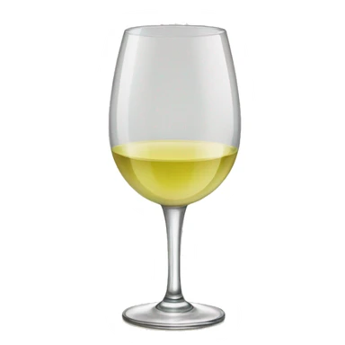 white wine glass sticker