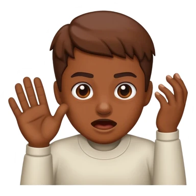 Person slapping sticker