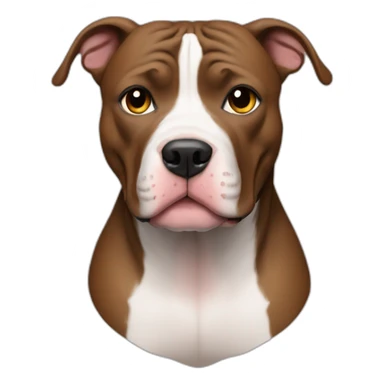 Pitbull enojado sticker