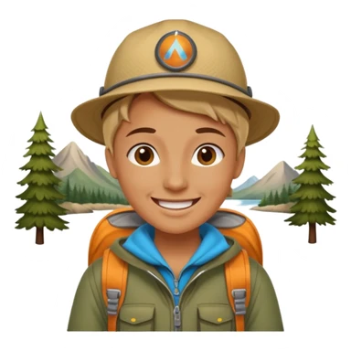 People who are going camping should wear a camping outfit sticker