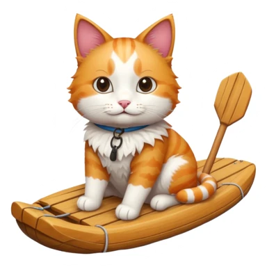 cat rafting sticker