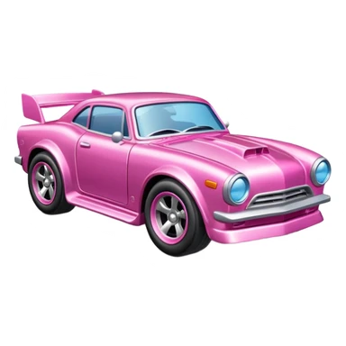 carrito hot wheels rosa  sticker