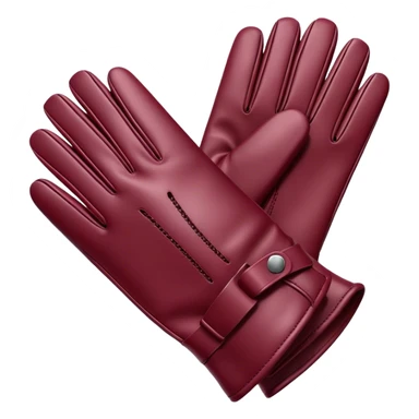 burgundy gloves sticker