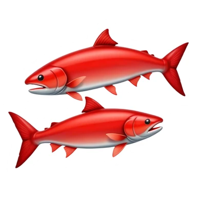 Sockeye salmon sticker