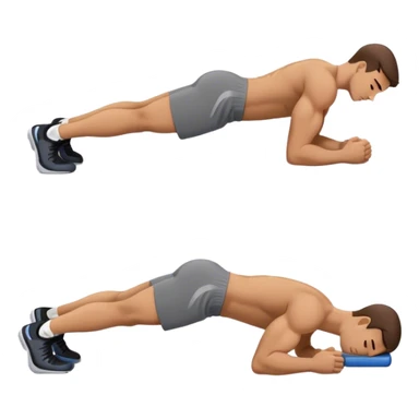 lying down man weighted glute bridges sticker