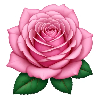 pink rose sticker