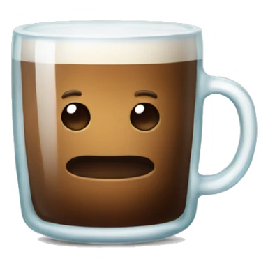 glass of coffee sticker