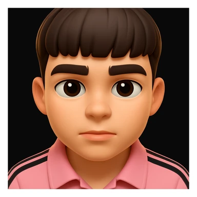 this image in 3d-emoji style, high resemblance to the original person, high quality, and not fat sticker