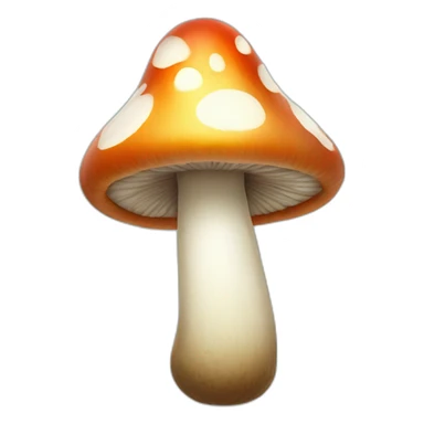 happy magic mushroom sticker