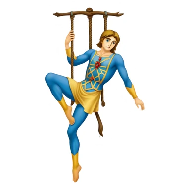 The hanged man Tarot Card sticker