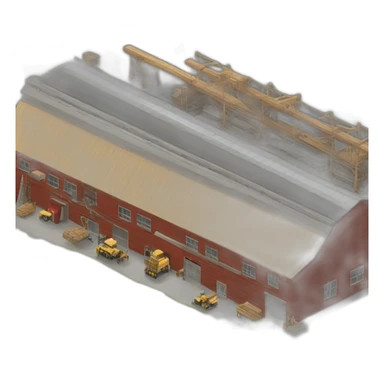 modern lumber factory sticker