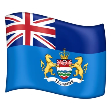 Falklands Island flag sticker
