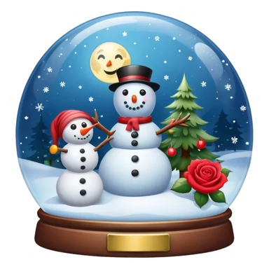 🌙🌹⛄️ sticker