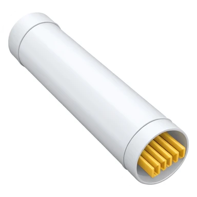 Cable duct, very narrow, white, plastic, long  sticker