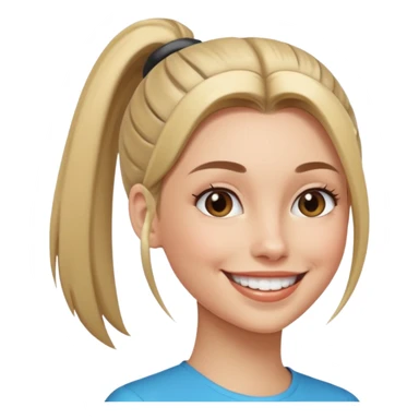 Clean girl emoji sticker