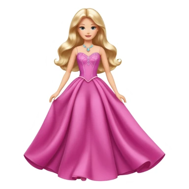 lav en barbie mariposa fe i fuld figur sticker