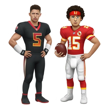 Patrick Mahomes vs Is￼lam Macachev sticker