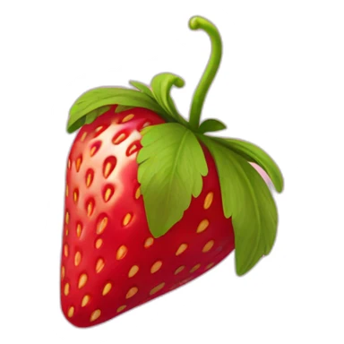 Geko strawberry sticker