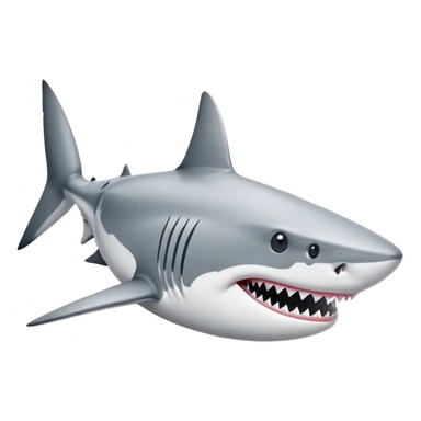 Shark with nike shoes  sticker