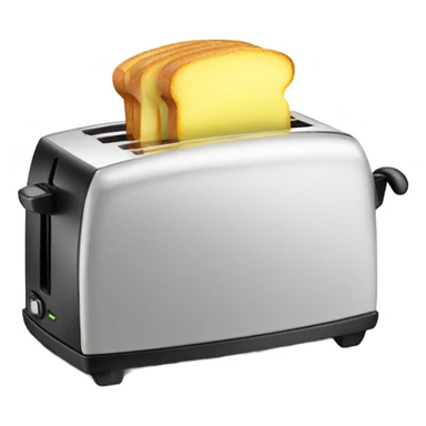 A toaster toasting a lemon  sticker