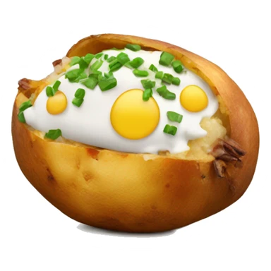 Loaded baked potato sticker