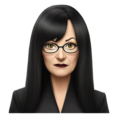 Elvira Nabiullina photorealistic serious sticker