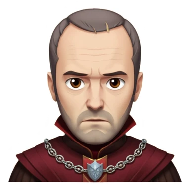 Stannis Baratheon
  from Games of throne character face only front face sticker