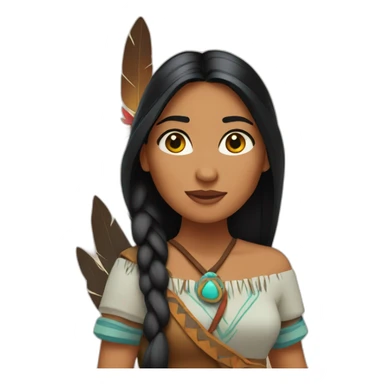 Pocahontas sticker