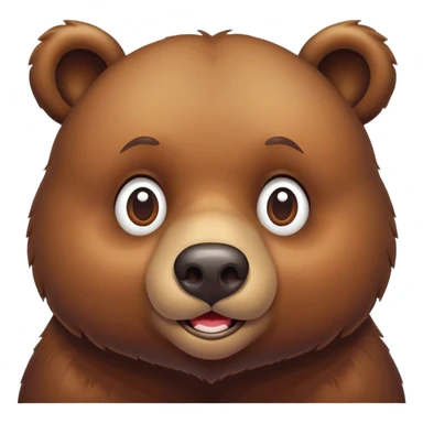 Bear in love sticker