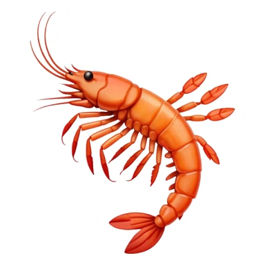 Cowboy shrimp sticker