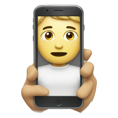 watching video from phone sticker