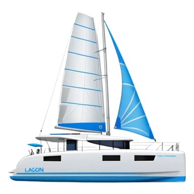 a lagoon 42 catamaran sticker