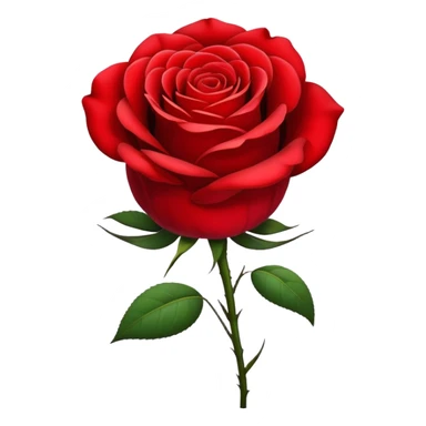 Flower rose sticker