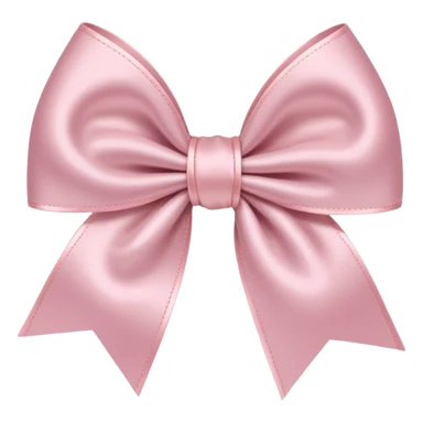 light pink bow on light pink bow sticker
