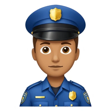 Policeman sticker