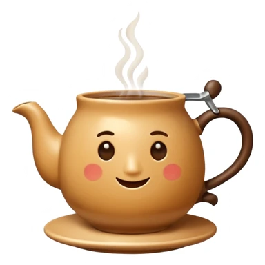 a cup of tea sticker
