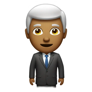 A man with speaker  sticker