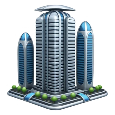 Flying Skyscraper sticker
