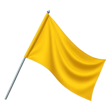 Make a yellow colour triangular flag emoji sticker