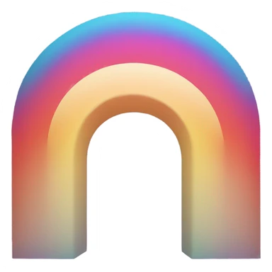 Whole rainbow sticker